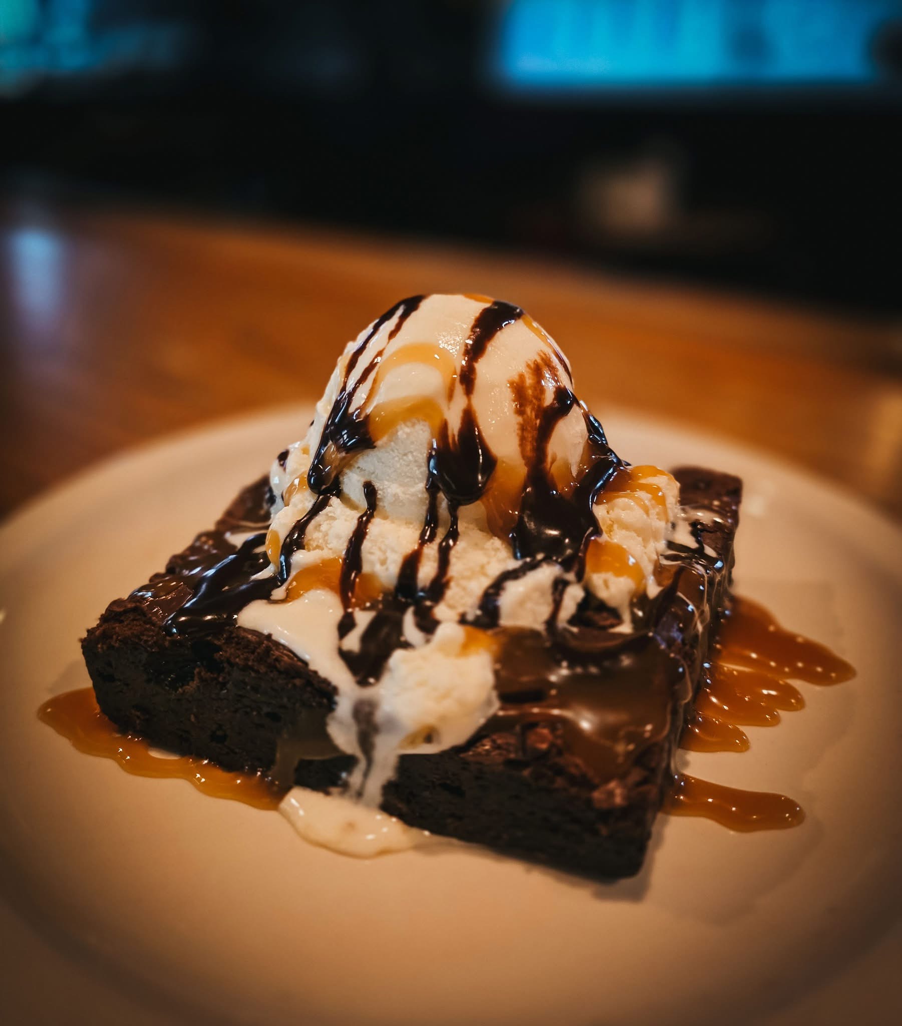 Brownie Meltdown dessert