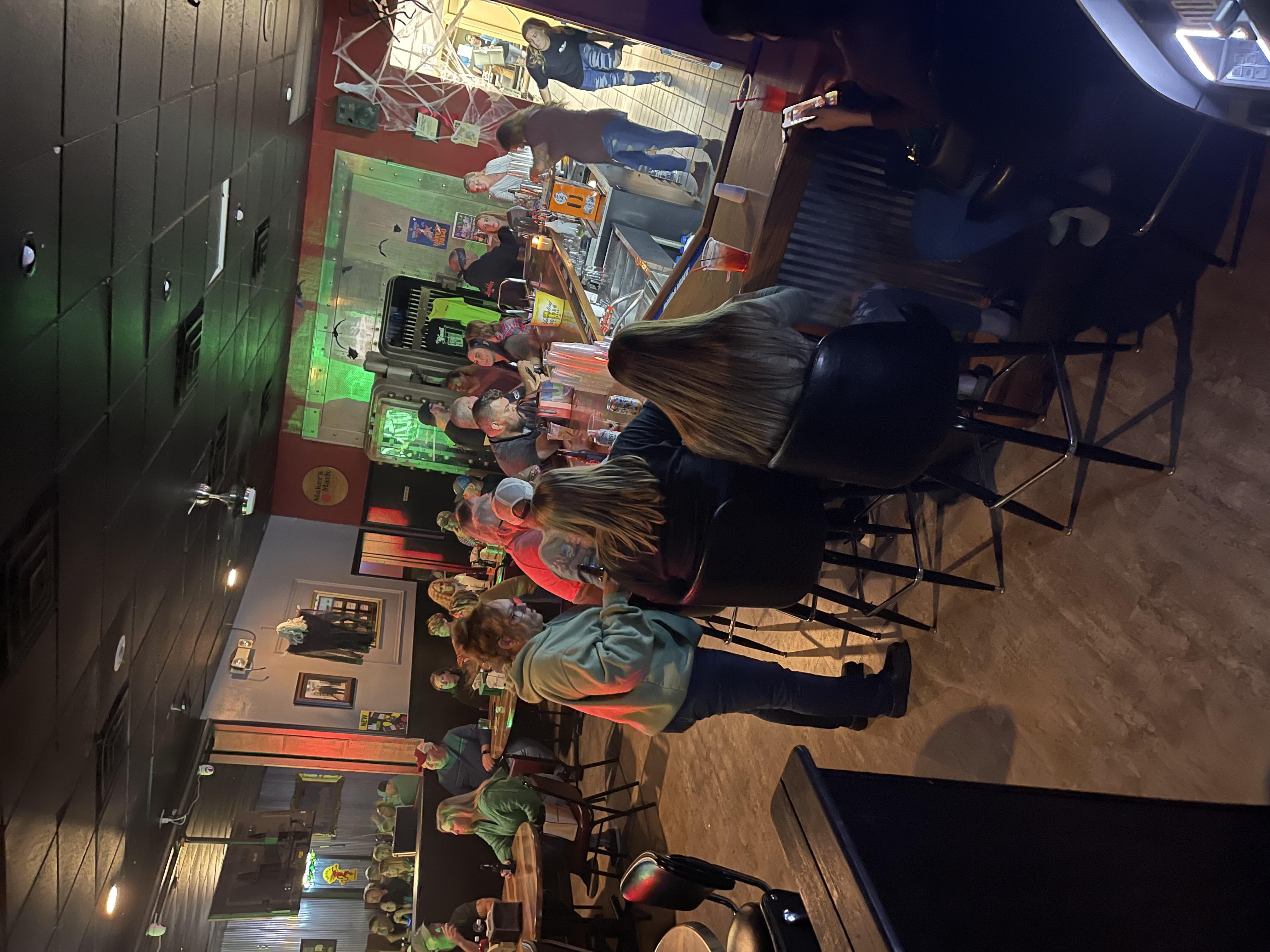 Saturday night crowd at The Vault